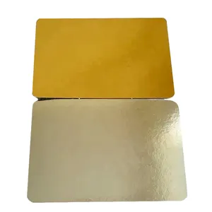 แผ่นรองเค้กกลมสีทองเงิน สำหรับใส่ปลาแซลมอนรมควัน กระดาษแข็งสำหรับขายส่ง - Product Image 1