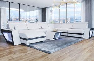 Muebles modernos de cuero para sala de estar, nuevo diseño de alta calidad, en cualquier color - Product Image 4