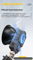 Haute puissance 100W 2500K-6500K RGB COB LED lumière de studio vidéo et de photographie avec construction en métal