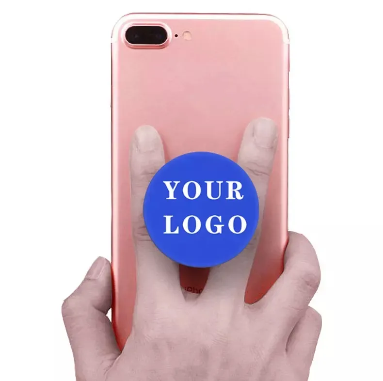 Support de téléphone portable personnalisé gratuit en usine, accessoires de téléphones mobiles, support à anneau, prises de téléphone personnalisées avec Logo