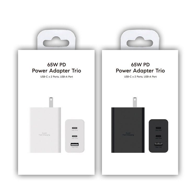 Chargeur blanc/noir-qualité originale + boîte