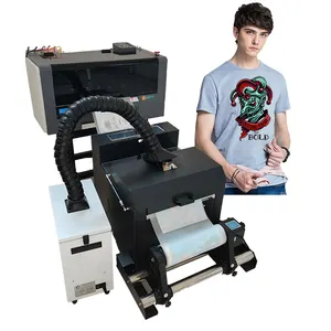 Couture a3 dtf printer dual i3200 small size i3200 uv roll printer double head sublimation printer