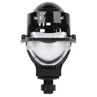 Phare laser à LED modifié K5 de 3 pouces-H4 H7 Retrofit Dual High Low Beam Projector Lens
