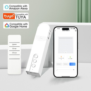 Tuya Smart Roller Blind Motor Wifi Voice Control Electric Curtain Built In Battery Ceiling Installation Easy Setup - Product Image 2