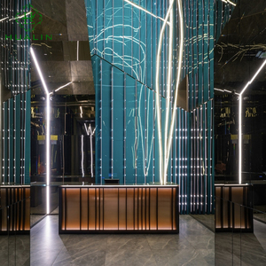 Hualin phong cách hiện đại nhà hàng chất lượng cao thiêu kết Đá Bàn ăn khách sạn Cafe chủ đề nhà hàng bàn ghế - Product Image 2