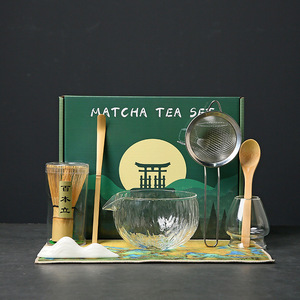 Juego de Batidor de <span class=keywords><strong>Matcha</strong></span> Japonés, Juego de Té <span class=keywords><strong>Matcha</strong></span>, Juego de Tazón de <span class=keywords><strong>Matcha</strong></span> de Vidrio, Kit para Ceremonia de <span class=keywords><strong>Matcha</strong></span>, Tazón de <span class=keywords><strong>Matcha</strong></span> de Vidrio con Boquilla y Caja de Regalo - Product Image 1