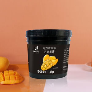 도킹 1.3kg 우유 차와 청량 음료 망고 소스에 대한 과일 차 소스의 플라스틱 병 - Product Image 2