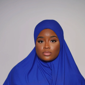 Hiyab Musulmán Modesto de Jersey Líquido Suave, Sin Arrugas, de Color Sólido, para Todo Tipo de Clima - Product Image 1