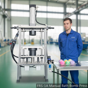Máquina de prensado neumática CNC de nuevo diseño para hacer jabón de baño, sales y bombas de baño, máquina de moldeo y punzonado de bolas de sal. - Product Image 2