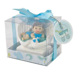 Bébé garçon dans une coquille H60 MM, produit décoratif mignon pour enfants - Product Image 2