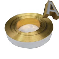 Canal de bobine en aluminium 3D pour lettre signe couleur différente Channelume Chine fabricant pliage soudage coupe inclus