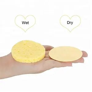 2022 OEM Hot Sell Private Label Großhandel Gesichts reinigung Compressed Cellulose Sponge Hersteller