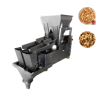 Peseuse linéaire semi-automatique à 2 têtes machine à emballer les grains de café de riz machine à emballer remplissage farine d'arachides