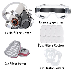 Ce M101 bụi nửa mặt Bìa sơn mặt nạ khí mặt nạ chữa cháy - Product Image 5