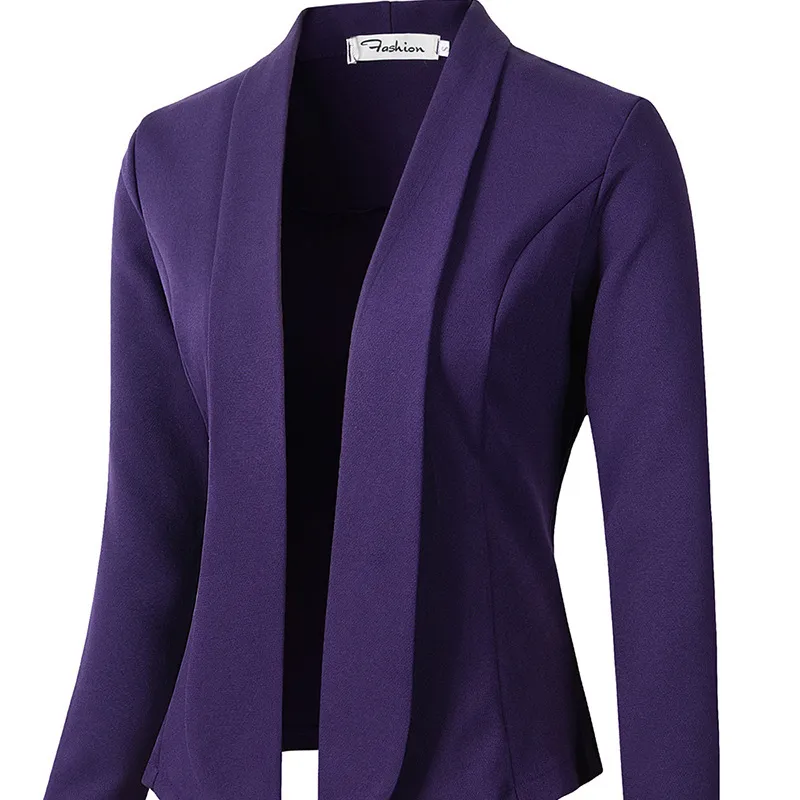 Alta qualità autunno 2023 abbigliamento donna manica lunga tinta unita abiti formali blazer donna donna