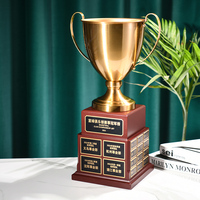 Trophée du champion de l'équipe Trophée en métal Festival sportif personnalisé Basketball Football Event Competition Award Souvenir Trophy Cups