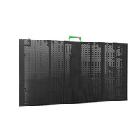 Pantalla Led transparente para exteriores, pantalla Led de alquiler transparente, pantalla LED transparente de 500x1000mm, alquiler de pantalla LED transparente