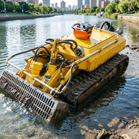 Robot de dragage visuel intelligent, équipement de surveillance en temps réel sous-marin pour l'élimination de la boue du fond des réservoirs