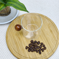Offre Spéciale – Mignonnes Tasses en Verre Transparent pour Desserts, Boissons, Café et Thé – Conçues pour le Café et l'Eau – Verre Borosilicate