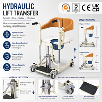 Chaise élévatrice hydraulique durable certifiée CE ISO UKCA AOLIKE ALK850H avec siège réglable pour personnes âgées et handicapées