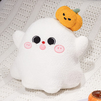 Figurines en peluche de dessins animés Citrouille Magique et Petit Fantôme pour Halloween, décorations amusantes et idées cadeaux étoilés
