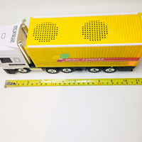 Regalo promocional Contenedor de diseño de camión de diseño Estéreo inalámbrico portátil Fiesta BT TWS Altavoz FM con radio