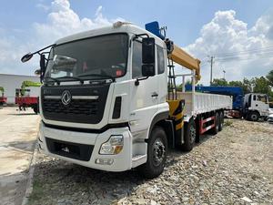 Euro 3/4/5/6 Dongfeng 8x4大型貨物トラック搭載クレーン12トン14トン16トン油圧伸縮ブームクレーン - Product Image 2