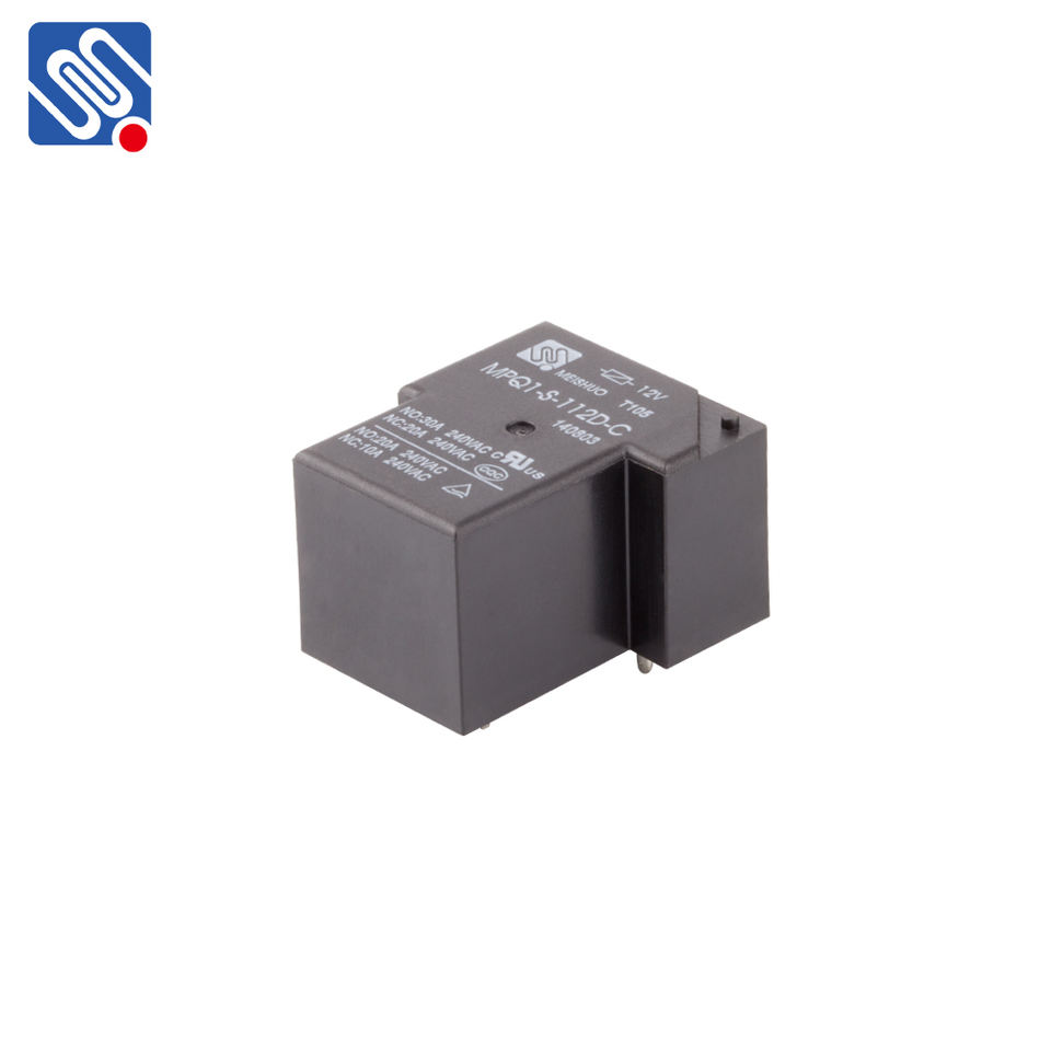 Meishuo MPQ1-S-112D-C-6 Sealed 12v 30a 5pin 6pin 10a 240v Sensitive Relay with 6 Terminal