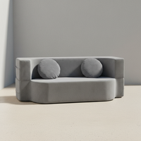 Canapé-lit modulaire compact à double usage, pliable, pour salon, appartement, hôtel, école, avec compression sous vide
