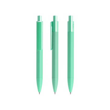 Prodir DS4 Soft Touch PRR Push Custom Sports Orange Ballpoint Pen with 0.5mm Writing Width Wood Body and Metal Parts