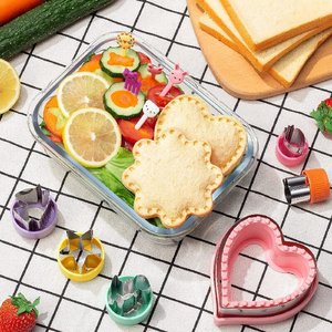 Ensemble de découpoirs à biscuits en métal <span class=keywords><strong>pour</strong></span> enfants, comprenant des <span class=keywords><strong>emporte</strong></span>-pièces en forme d'œuf, des tampons à biscuits et des <span class=keywords><strong>emporte</strong></span>-pièces à sandwichs - Product Image 3