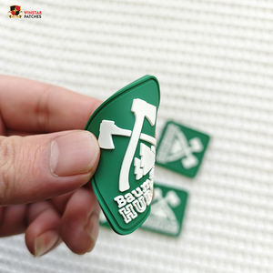 Parches Termoadhesivos Personalizados de Silicona de PVC Suave en 3D con Logotipo de Avión, Insignia con Gancho y Bucle para Ropa y Gorras - Product Image 3