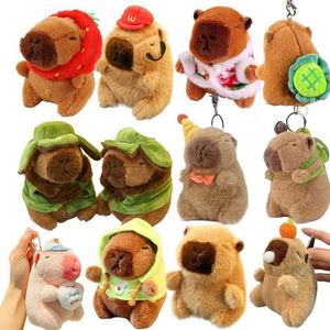 Mini Capibara Plushie Pendant Keychain Cute Animal Accessories for Backpacks Bags and Gifts <b>Stuffed</b> Animal <b>Toys</b> - Product Image 4