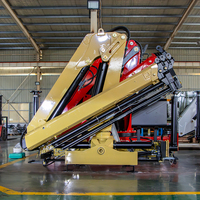 Grue pliante montée sur camion Bob-Lift OEM, petite, 3,2 tonnes, avec fonction de protection renforcée, moteur à engrenages et pompe pour le chargement de conteneurs