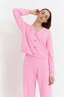Cardigans décontractés en tricot GCS pour femmes, 100% cachemire pur, boutonnés, écologiques, vintage, col en V, coupe ample, épaules tombantes