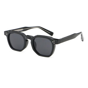 Gafas de Sol Unisex Retro Ligeras con Logotipo Personalizado, Montura Cuadrada Completa de Acrílico y Propionato, Degradado, UV400 - Product Image 4