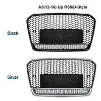 Nouvelle calandre avant de haute qualité 12-16 pour Audi A5 B8.5 S5 jusqu'à la calandre ABS style nid d'abeille RS5, installation facile