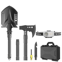 Multiool Axe Survival Gear Kit Camping Gear With Hatchet Hammer Plier Knife Bottle Opener for Outdoor Household Hiking