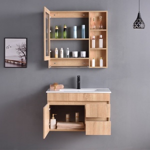 <span class=keywords><strong>Muebles</strong></span> <span class=keywords><strong>de</strong></span> Baño Colgantes <span class=keywords><strong>de</strong></span> Pared con <span class=keywords><strong>Lavabo</strong></span> y Espejo, Materiales <span class=keywords><strong>de</strong></span> Madera Contrachapada Sólida, Espejo Inteligente, <span class=keywords><strong>Muebles</strong></span> <span class=keywords><strong>de</strong></span> Baño con Espejo - Product Image 3