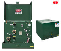 Serie Xinghe para UL CUL certificado monofásico 300 Kva transformador montado en almohadilla 13.8kv 11kv 6kv 10kv entrada 380V/440V salida