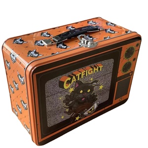 Fiambrera para café, embalaje <span class=keywords><strong>de</strong></span> alimentos <span class=keywords><strong>de</strong></span> acero inoxidable, cajas eléctricas <span class=keywords><strong>de</strong></span> Metal Bento, juegos <span class=keywords><strong>de</strong></span> termos Catfight, fiambrera térmica <span class=keywords><strong>de</strong></span> estaño para niños - Product Image 4