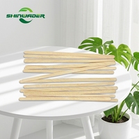 Bâtonnets à café écologiques, emballés individuellement dans du papier, agitateurs à café jetables en bois pour restaurant