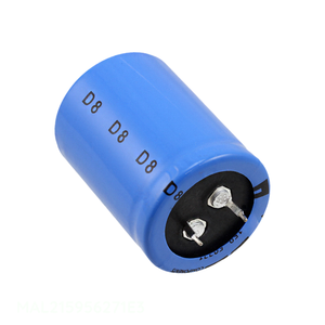 Condensador Original de 270 uF, Tipo Through Hole, MAL215956271E3, Aluminio, 270UF, 20%, 400V, SNAP TH - Product Image 1