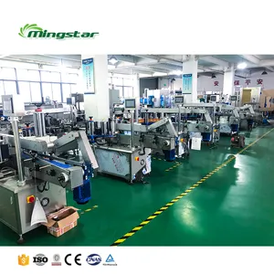 HighQuality Automatic round bottle labeling machine label printing machine for Water Beverage