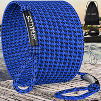 Corde de remorquage marine robuste 6m 18m 2000kg cordon de tissu de traction Sports nautiques bouton de traction pour Jet Ski Kayak laisse flottante