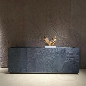 Decoración de Interiores, Paneles de Pared de Madera de Roble Geométricos 3D Modernos, Insonorizantes, Antimoho, Revestimiento para Escaleras, Baños, <span class=keywords><strong>TV</strong></span> - Product Image 6
