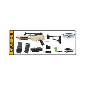 Venta caliente manual y automático en uno <span class=keywords><strong>G36</strong></span> Shooting Game Gun Toy Electric Gun Gel para niños y niñas - Product Image 6