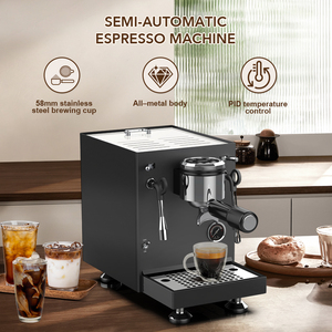 Machine à expresso professionnelle 3100W Triple Thermoblock avec plateau à tasses pour restaurant - Product Image 5