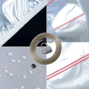 Housse de voiture durable en taffetas 210T, anti-moisissure, protection contre la pluie et la neige, housse de voiture pour toutes les saisons - Product Image 4