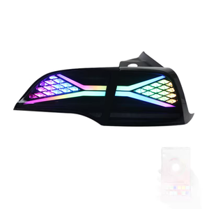 Conjunto de Luces Traseras LED RGB Dinámicas con Flujo de Luz Ambiental, Actualización de Luces Traseras para Tesla Model 3 2023 2024 2025, Accesorios de Tuning para Automóviles - Product Image 1
